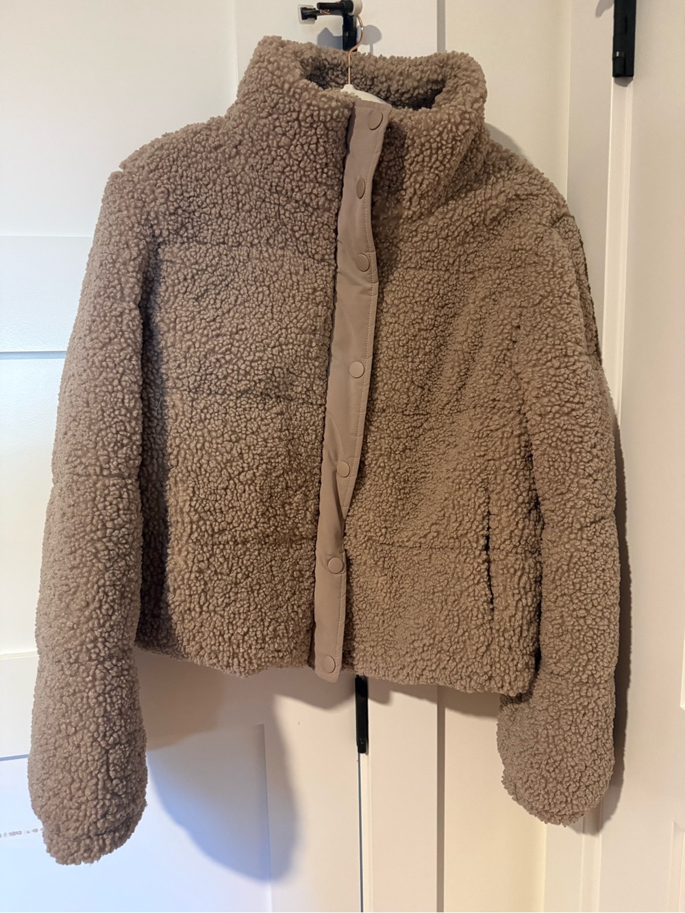 Gentle Fawn Taupe Teddy Sherpa Jacket